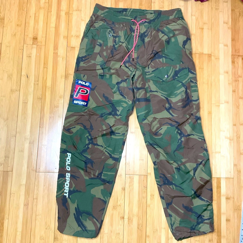 NWOT Polosport Ralph Lauren lightweight  pants camouflage XL